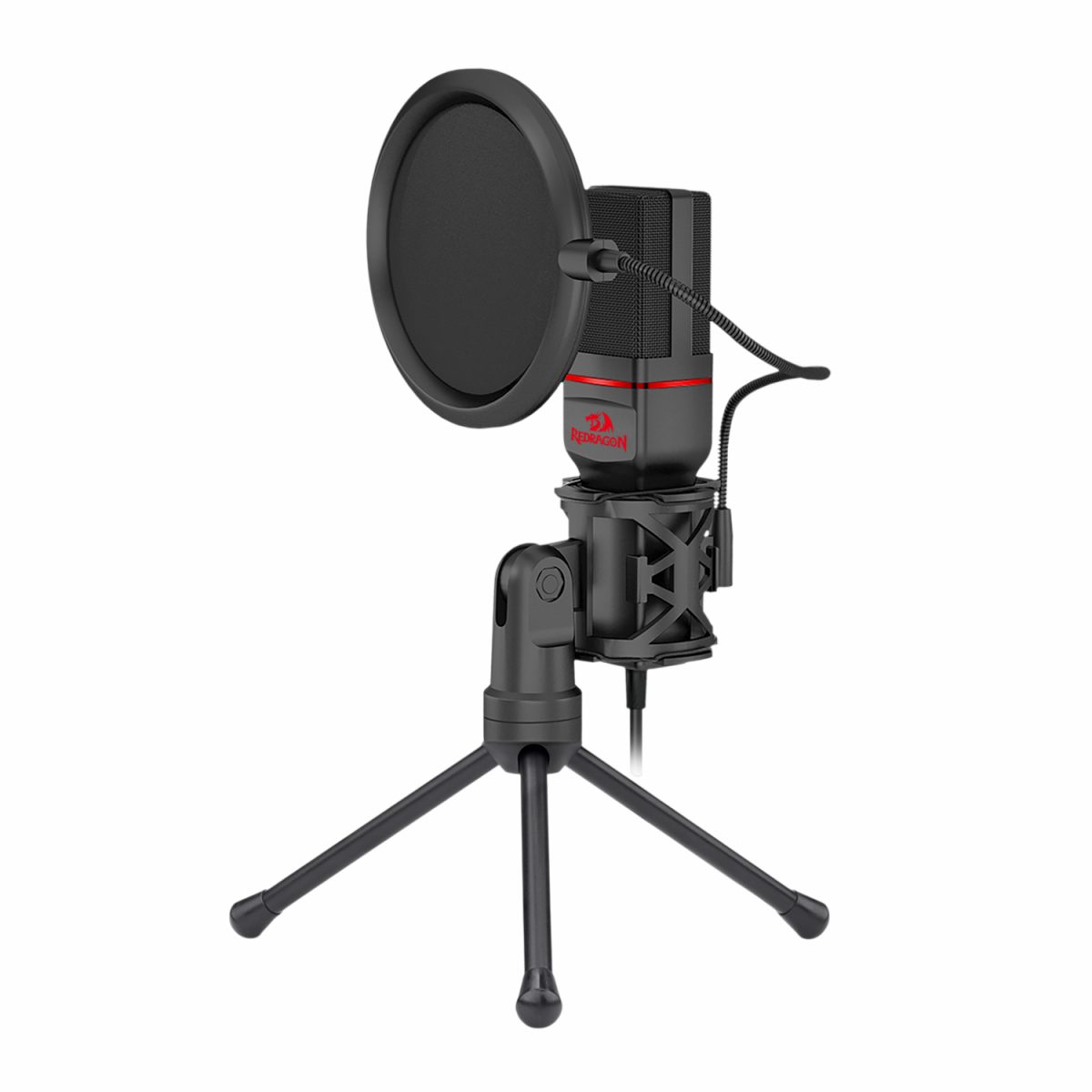 RD-GM100 product image REDRAGON SEYFERT 3.5mm Aux Gaming Mic and Tripod - Black - Image 1
