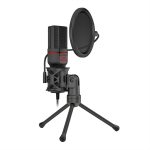 REDRAGON SEYFERT 3.5mm Aux Gaming Mic and Tripod - Black - Image 3