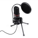 REDRAGON SEYFERT 3.5mm Aux Gaming Mic and Tripod - Black - Image 4