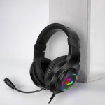 REDRAGON Over-Ear HYLAS Aux (Mic and Headset)|USB (Power Only)
RGB Gaming Headset - Black - Image 7