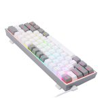 Redragon K617 FIZZ 60% Wired RGB Gaming Keyboard - White/Grey - Image 5