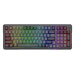 Redragon BRAGI PRO K688 98+1 Gasket Wireless Mechanical Keyboard (Triple Mode, RGB, Hot-Swappable, Cream Linear Switches)
