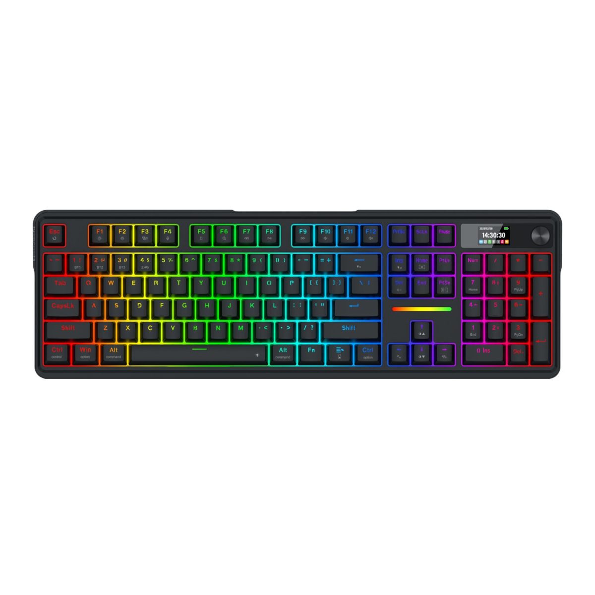 RD-K762RGB-PRO product image Redragon K762 TERRAFLARE PRO RGB Wireless Gasket Gaming Keyboard - Image 1