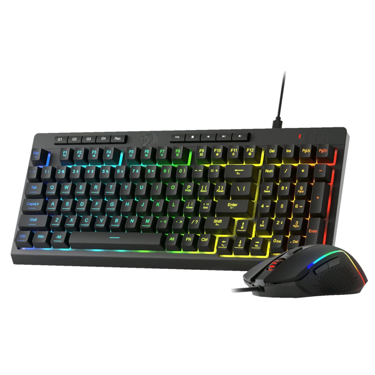 RD-S141 product image Redragon RYLO S141 Membrane Gaming Keyboard and Mouse Wired Combo - Image 1