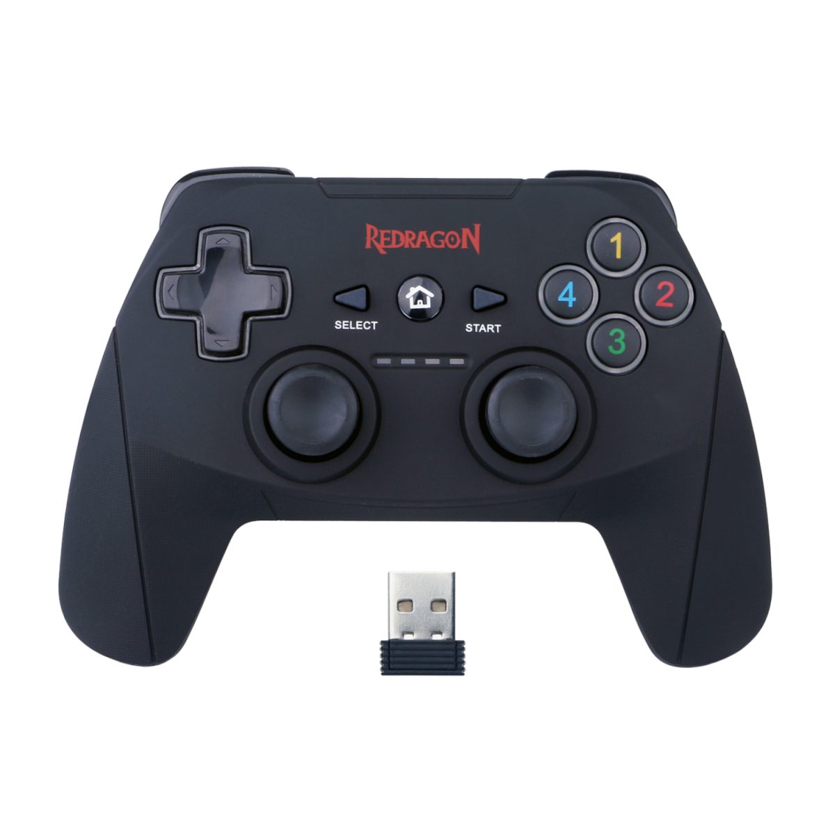 RD-G808 product image Redragon HARROW Wireless X/D-input(Digital/Analog) PC Controller - Black - Image 1