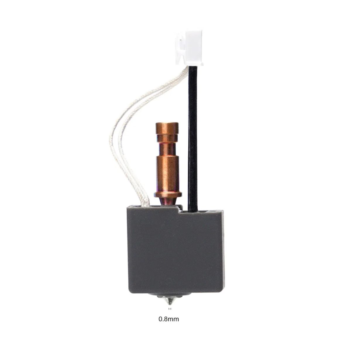 S010363 product image Anycubic S1 Hotend All Metal Hardened Steel 0.8mm Nozzle - Image 1