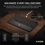 Corsair VANGUARD 96 Mechanical Gaming Keyboard, CORSAIR MLX Plasma - Black - Image 3