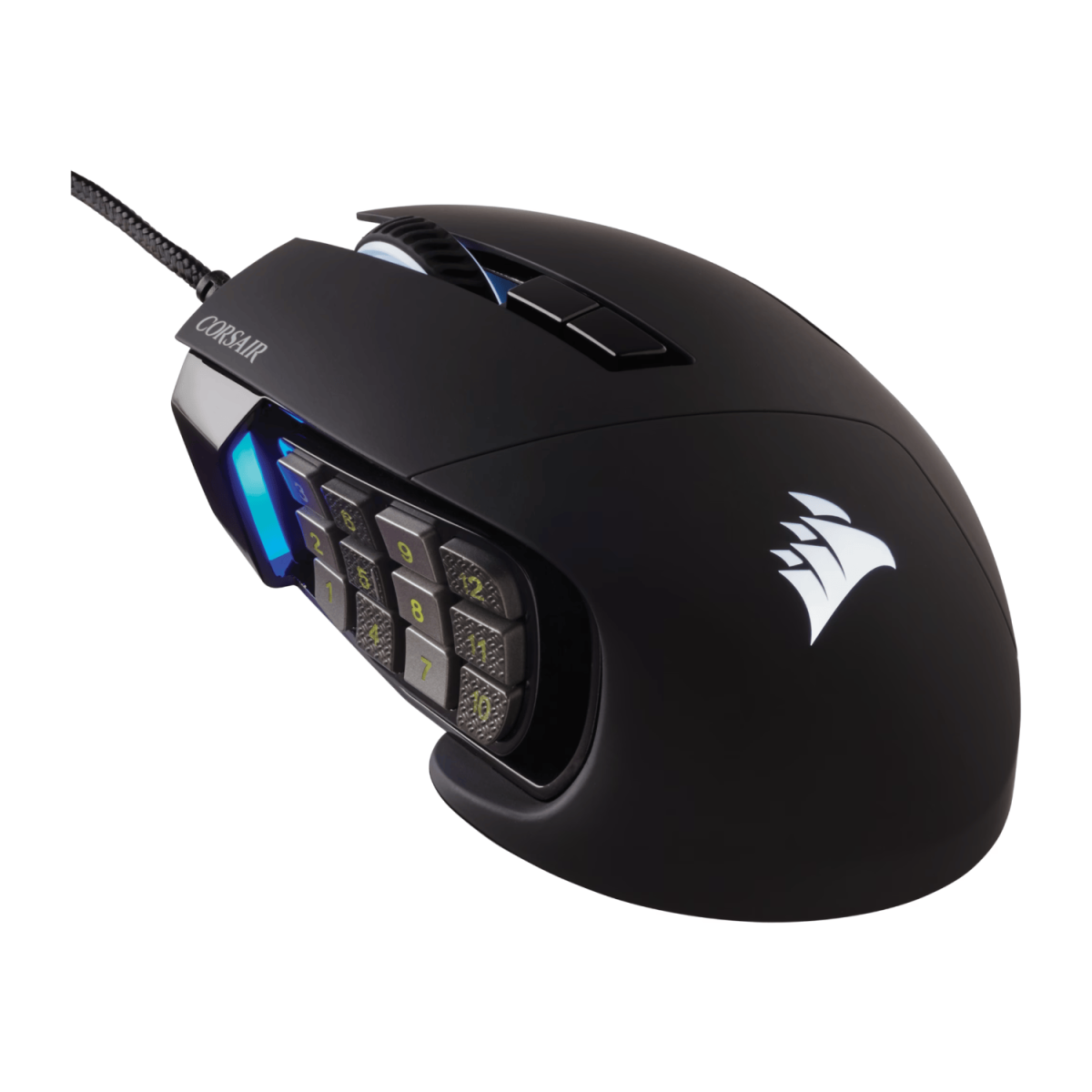 Corsair SCIMITAR RGB ELITE Optical 18 000 DPI MOBA/MMO Gaming Mouse - Black - Image 2