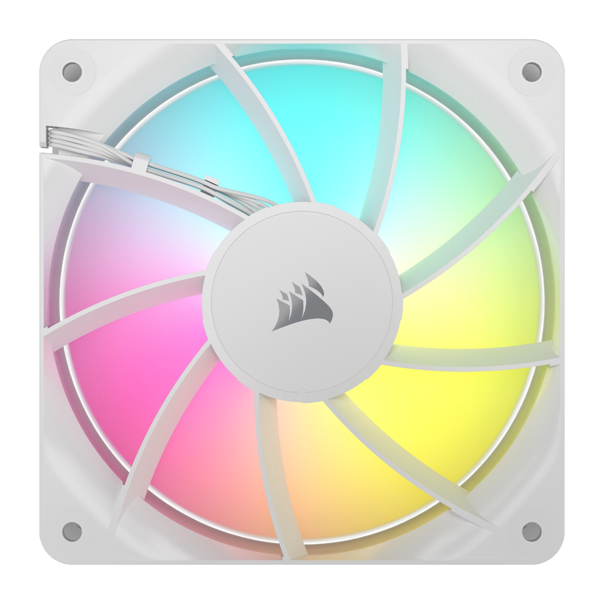 Corsair RS120 ARGB 120mm PWM Fans Triple Pack - White - Image 4