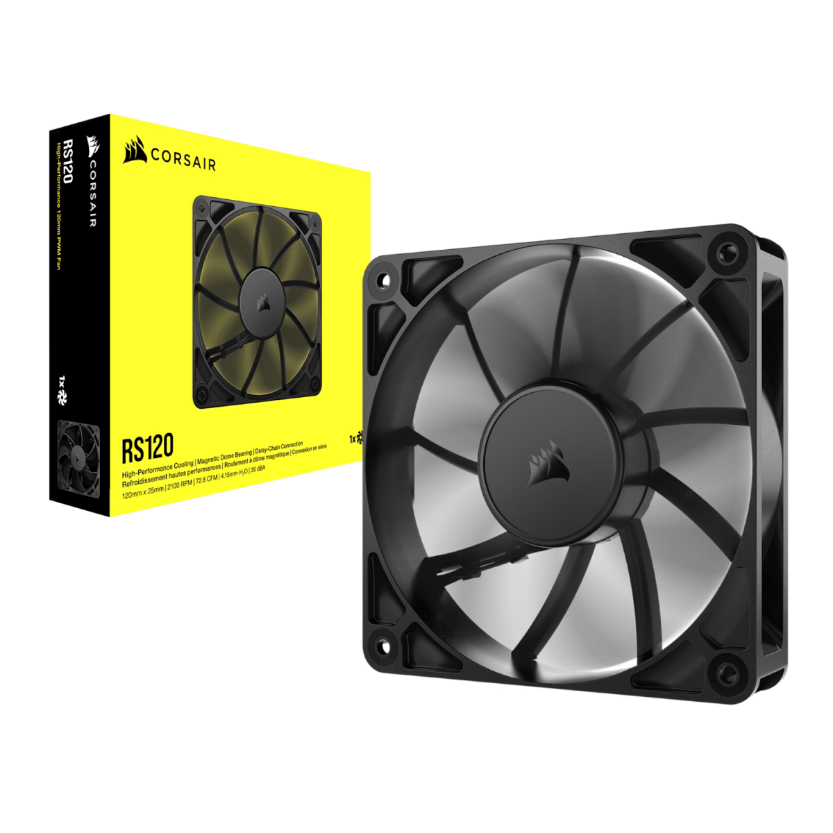 Corsair RS120 120mm PWM Fan - Black - Image 5