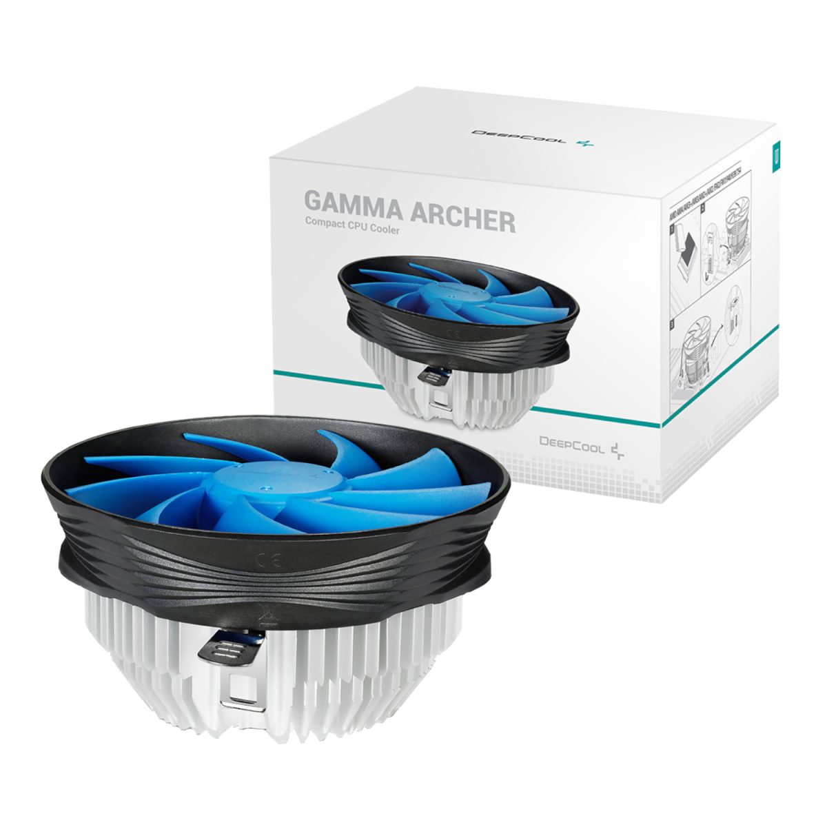 DP-MCAL-GA product image DeepCool Gamma Archer 120mm CPU Cooler - Black/Blue - Image 1