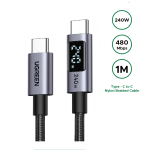 UGREEN 240W USB Type-C Cable with LED Display 1M - Image 2