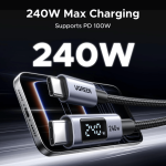 UGREEN 240W USB Type-C Cable with LED Display 1M - Image 6