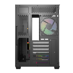 FSP M341 ARGB ATX Mid Tower Gaming Chassis - Black - Image 7