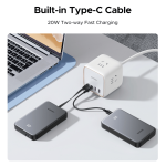 UGREEN 10000mAh 20W Power Bank with Built-in Cable - Image 7