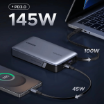 UGREEN Nexode 145W 20000mAh  Power Bank with built-in USB Type-C Cable - Image 2