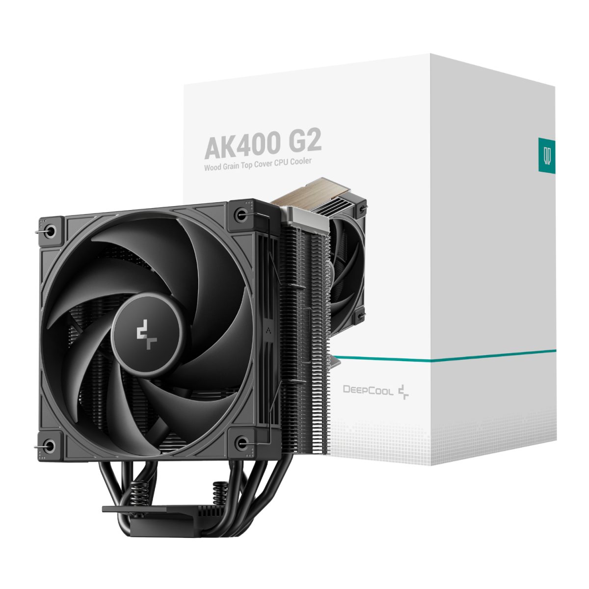 R-AK400G2-BKNNMN-GJD product image DeepCool AK400 G2 Dark 120mm CPU Air Cooler - Black - Image 1