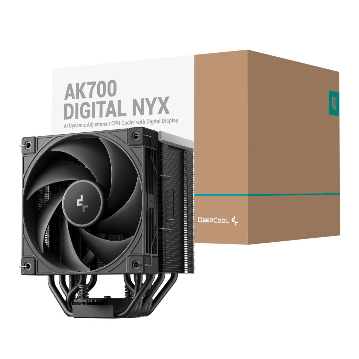 R-AK700-BKNNMN-GJD-1 product image DeepCool AK700 DIGITAL NYX 120mm Air Cooler - Black - Image 1