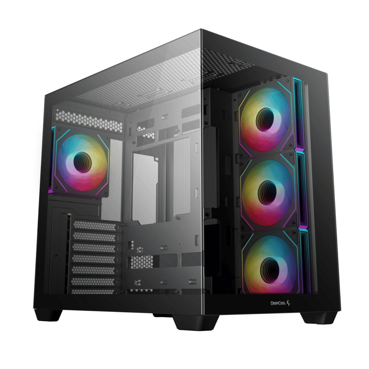 R-CG530-BKADA4-G-1 product image DeepCool CG530 4F Tempered Glass ATX Gaming Chassis - Black - Image 1