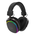 Redragon FURY WRS Over-Ear Wireless Gaming Headset - Black - Image 2