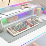 Redragon EISA 100 Retro RGB Wireless Mechanical Keyboard - Cream/Grey - Image 7