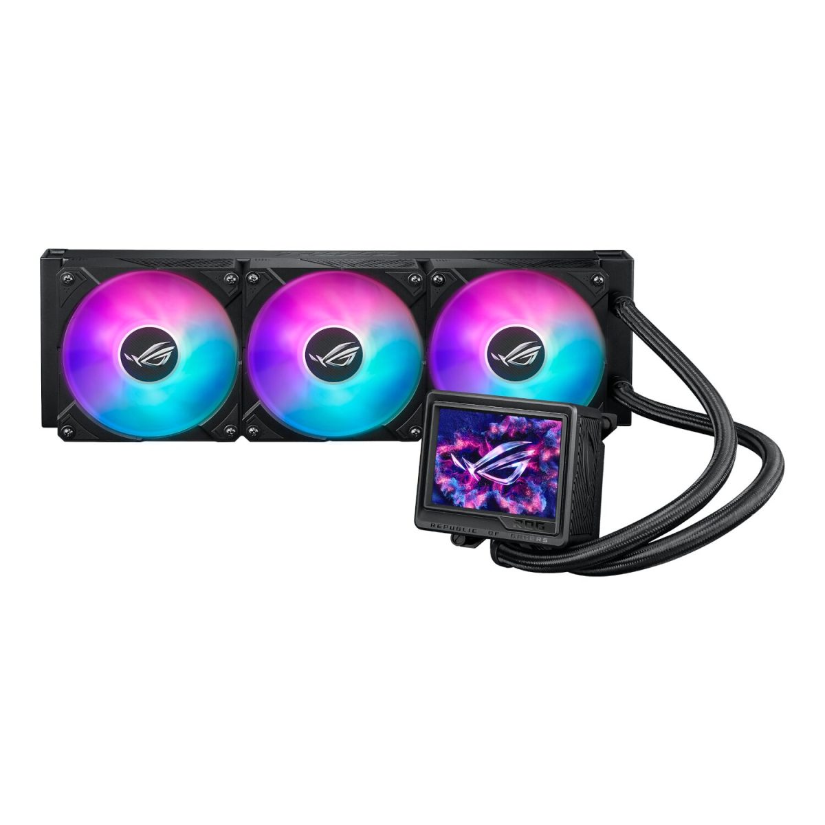 ROGRYUJINIII-360-ARGB-EXT product image Asus ROG Ryujin III ARGB AIO Liquid Cooler - 3.5" LCD Display - Image 1