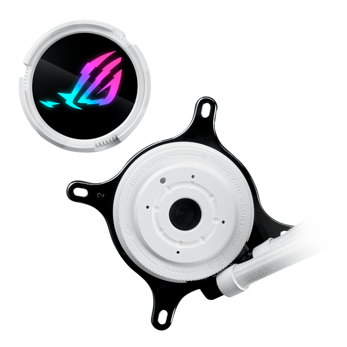 ASUS ROG Strix LC III 360mm ARGB White Edition Liquid CPU Cooler - Image 4