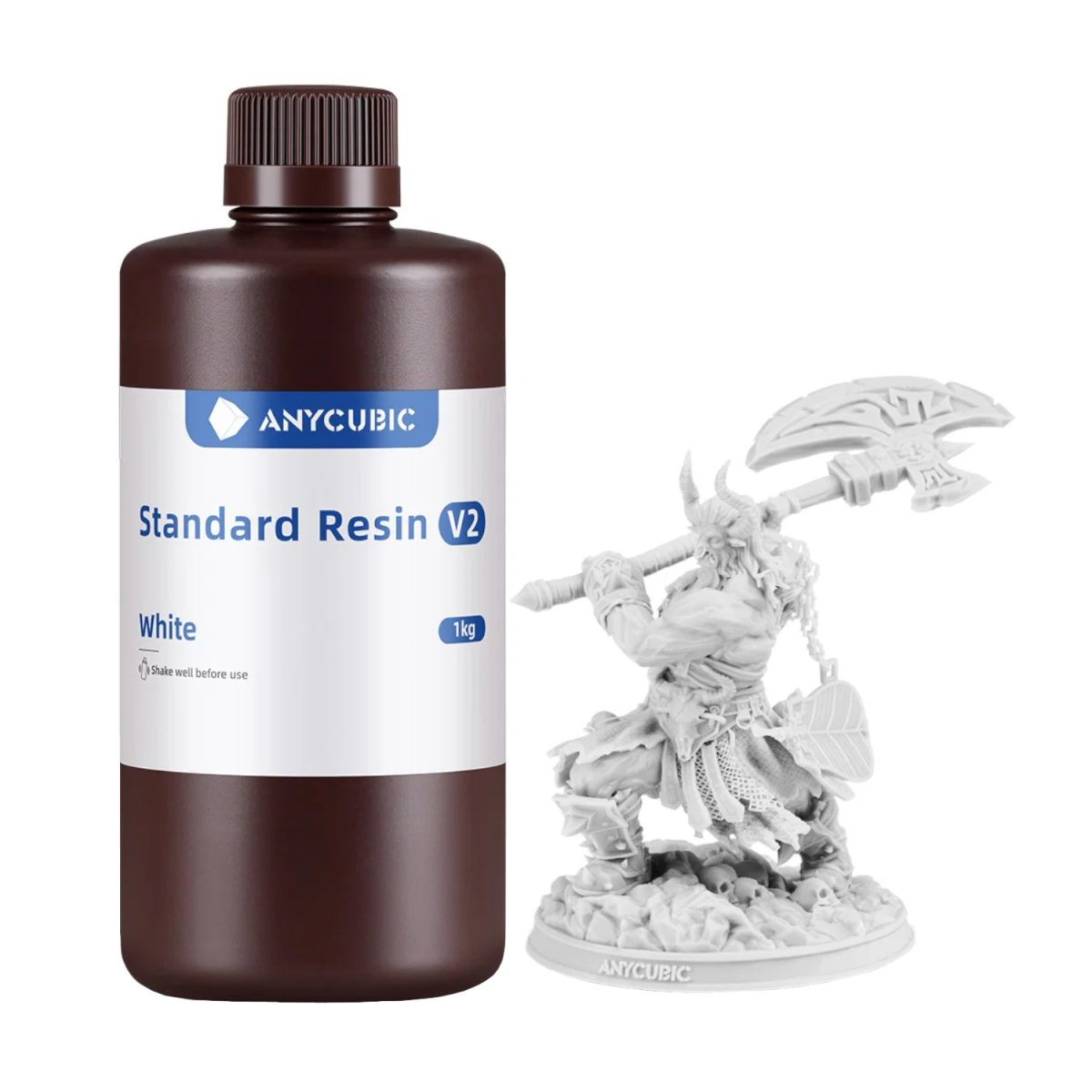 SBZ2WH-10 product image Anycubic Standard Resin V2 - White - Image 1