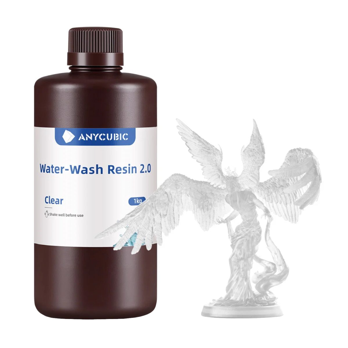 SSX2CL-10 product image Anycubic Water Wash Resin 2.0 - Clear - Image 1